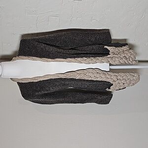 Anthropologie Sparrow Longline Cardigan Sweater Lambswool Open Front Knit S